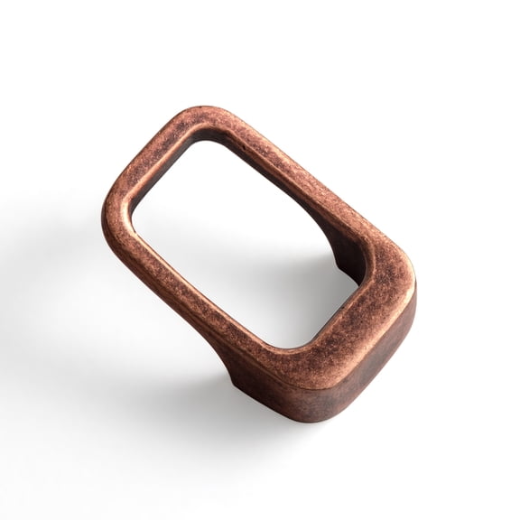 Goo-Ki Antique Copper Cabinet Knobs with 0.6''(16MM) Hole Center, Modern Zinc Alloy Cabinet Handles for Drawer,Wardrobe,Cupboard, 6 Pack