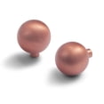 thumbnail image 1 of Goo-Ki Brushed Copper Cabinet Knob with 1.2''(30mm) Dia, Modern Solid Zinc Alloy Drawer Knob, Minimalist Style Cabinet Pull Drawer Handle Wardrobe Cabinet Door Handle 6 Pack, 1 of 6