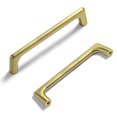 thumbnail image 1 of Goo-Ki Brushed Gold Cabinet Pulls with 5'' Hole Centers, Modern Style Zinc Alloy Cabinet Handles for Dresser,Wardrobe,Cupboard- 6 Pack, 1 of 6