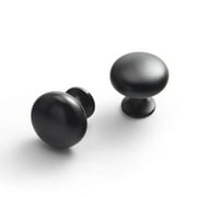 Goo-Ki Cabinet Handles Single Hole Center 6 Pack Drawer Pulls Matte Black Finish Cabinet Pulls