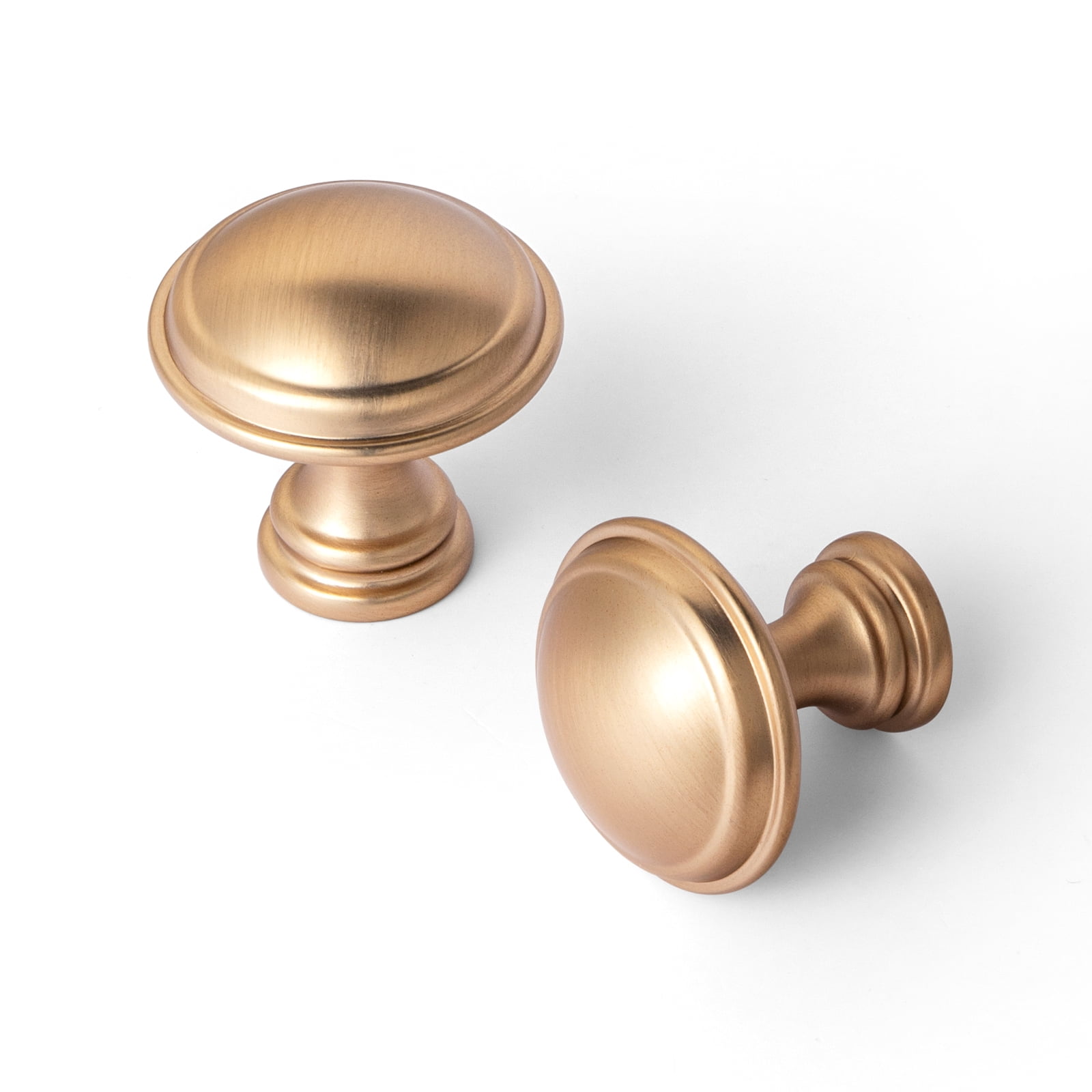 Goo-Ki Champagne Bronze Cabinet Drawer Knobs, Zinc Alloy Cabinet Handles for Dresser,Wardrobe,Cupboard, 12 Pack
