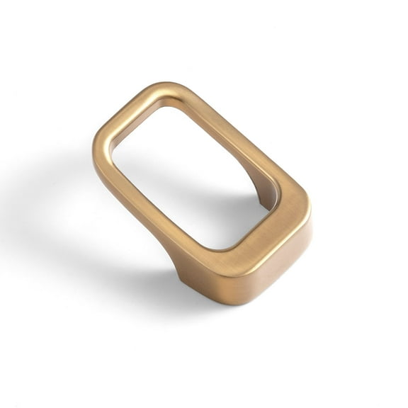 Goo-Ki Champagne Bronze Cabinet Knobs with 0.6''(16MM) Hole Center, Modern Zinc Alloy Cabinet Handles for Drawer,Wardrobe,Cupboard, 6 Pack