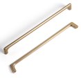 thumbnail image 1 of Goo-Ki Champagne Bronze Cabinet Pulls with 10''(256mm) Hole Centers, Modern Style Zinc Alloy Cabinet Handles for Dresser,Wardrobe,Cupboard- 6 Pack, 1 of 6