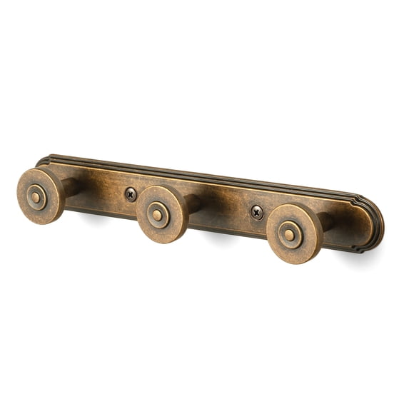Wall Moount Rack Goo-Ki Coat Rack Wall Mounted Heavy Duty, Antique Brass Coat Hooks for ...