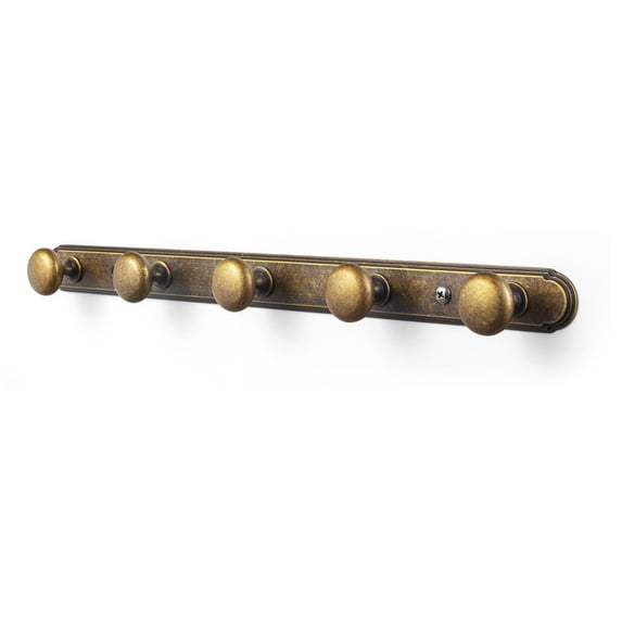 Cpat Rack Goo-Ki Coat Rack Wall Mounted Heavy Duty, Antique Brass Coat Hooks for ...