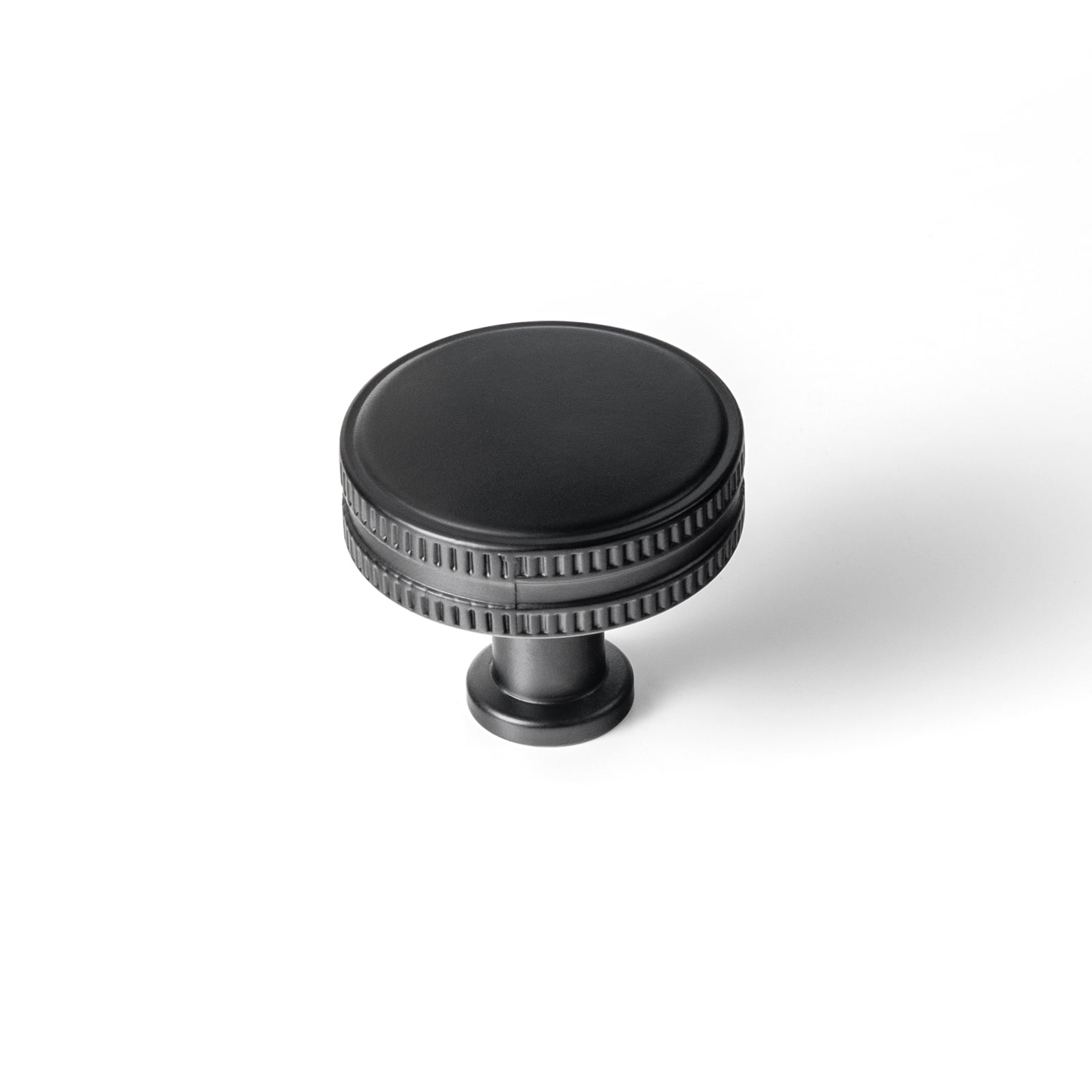 Goo-Ki Matte Black Cabinet Drawer Knobs, Cabinet Handles Zinc Alloy Hardware for Dresser,Wardrobe,Cupboard, 6 Pack