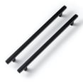 thumbnail image 1 of Goo-Ki Matte Black Drawer Handles 7.6 in (192mm) Hole Centers Straight Cabinet Pull,6-Pack Solid Cabinet Handles for Kitchen Cabinets and Dresser Drawers, 1 of 10