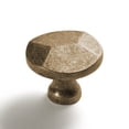 thumbnail image 1 of Goo-Ki Vintage Retro Brass Zinc Alloy Cabinet Knob - Single Hole Center Affordable Luxury Cabinet Pull Hardware for Bedroom, Kitchen, 10 Pack, 1 of 6