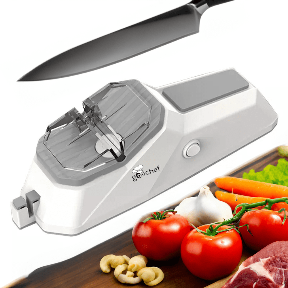 GooChef Electric Knife Sharpener, 2Stage Sharpening & Polishing, Sharp