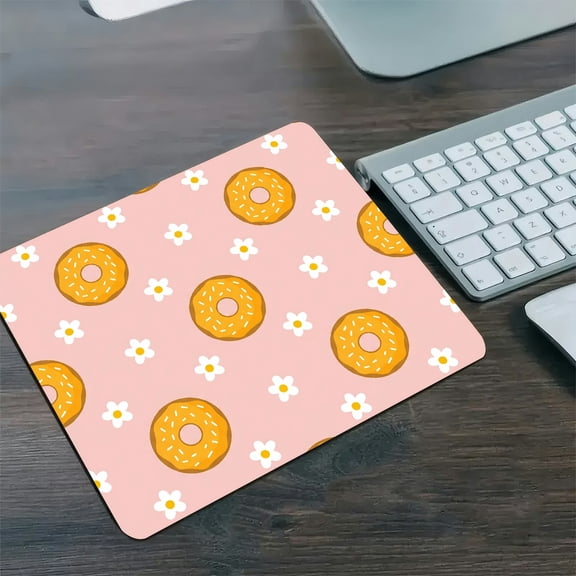 GooTPa 1210inch Glazed Donut Dream Hard Desk Mat with Non-Slip Base Fast Drying Washable Premium Mousepad
,Fast Drying Washable Premium Mousepad for Gaming and Office