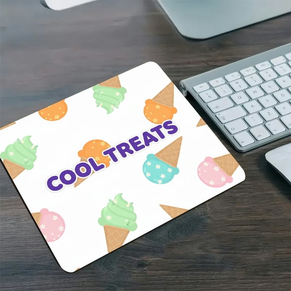 GooTPa 1210inch Pastel Soft Serve Fast Drying Washable Premium Mousepad
Personalized Hard Desk Mat with Non-Slip Base for Gaming and Office