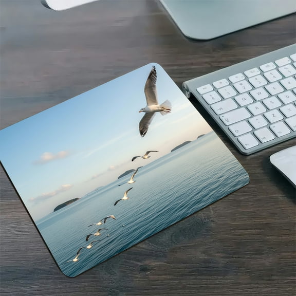 GooTPa 1210inch Seagull Flight Path Fast Drying Washable Premium Mousepad
Personalized Hard Desk Mat with Non-Slip Base for Gaming and Office