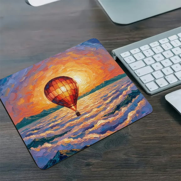 GooTPa 1210inch Sun Drenched Balloon Personalized Hard Desk Mat with Non-Slip Base Fast Drying Washable Premium Mousepad
for Gaming and Office