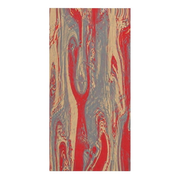 GooTPa Red And Gray Abstract Marble Microfiber Beach Towel 61.430.3Inch Quick Dry Lightweight Sand Free Towel for Travel Swim Pool Camping Gym