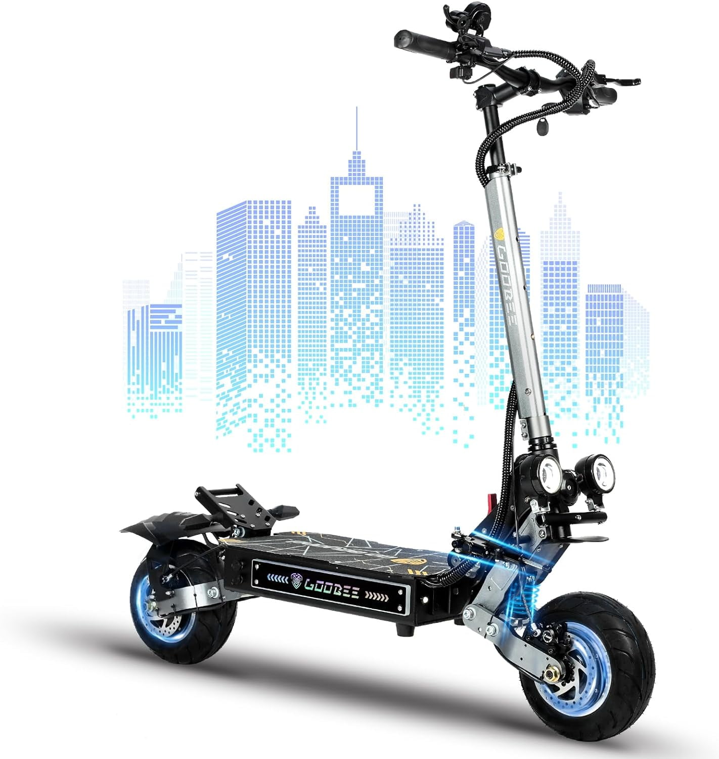 ZonDoo ZO01Pro 6000W Dual Motor Electric Scooter 10 Fat Tire 58Mph zondoo-zo01pro-6000w-dual-motor-electric-scooter-10-fat-tire-58mph