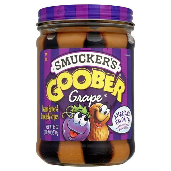 Goober Butter & Grape Jelly Stripes (510g) - Pack of 2
