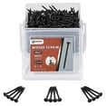 thumbnail image 1 of Goobetter 2 Inch Wood Screws #8 x 2, 400PCS, Torx Star Flat Head, Fence Construction, Rust Resistant, T25 Bits Included, Black, 1 of 6