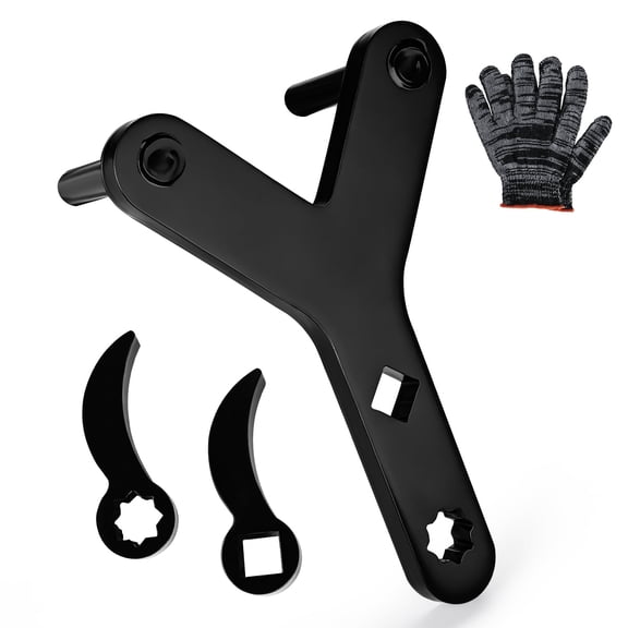 Goobetter Lower Control Arm Prying Tool with Two Pry Bar Wrench Adaptor Head,1/2" Drive Breaker Bar Suspension Control Arm Bushing Tool