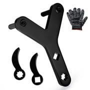 Goobetter Lower Control Arm Prying Tool with Two Pry Bar Wrench Adaptor Head,1/2" Drive Breaker Bar Suspension Control Arm Bushing Tool