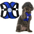 thumbnail image 1 of Gooby Comfort X Step-In Harness - Blue, Medium - Breathable, Lightweight, and Wrinkle Free Mesh Harness with Patented Choke-Free X Frame for Small Dogs and Medium Dogs, 1 of 5