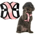 thumbnail image 1 of Gooby Comfort X Step-In Harness - Pink, Medium - Breathable, Lightweight, and Wrinkle Free Mesh Harness with Patented Choke-Free X Frame for Small Dogs and Medium Dogs, 1 of 5