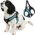 thumbnail image 1 of Gooby Escape Free Easy Fit Harness - Turquoise, Large - Escape Free Step-In Harness with Neoprene Body for Small Dogs and Medium Dogs Indoor and Outdoor use, 1 of 6