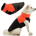 thumbnail image 1 of Gooby Fleece Vest Two Tone - Black, Small - Soft Fleece Vest with Sturdy and Practical Metal Leash Ring - Stylish Two Tone Dog Sweater - Dog Clothes for Small Dog and Medium Dog, 1 of 4