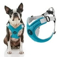 thumbnail image 1 of Gooby Memory Foam Step-In Harness - Turquoise, X-Small - Scratch Resistant Harness with Comfortable Memory Foam for Small Dogs and Medium Dogs Indoor and Outdoor use, 1 of 5