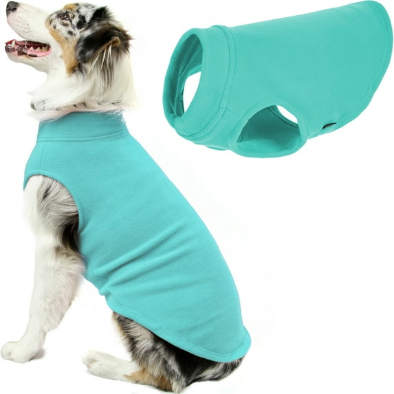 Gooby Stretch Fleece Vest - Mint, 5X-Large - Warm Pullover Stretchable Soft Fleece For Dogs with Multiple Colors and Sizes Indoor and Outdoor Use