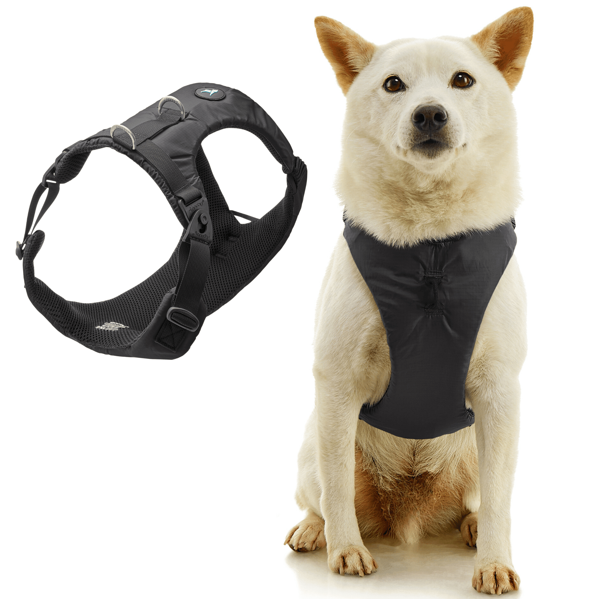 Gooby Trailblazer Harness Black, XSmall Comfortable Maximum