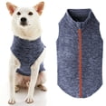 thumbnail image 1 of Gooby Zip Up Fleece Dog Sweater - Gray Wash, 2X-Large - Warm Pullover Fleece Step-In Dog Jacket WITHOUT Dual D Ring, 1 of 4