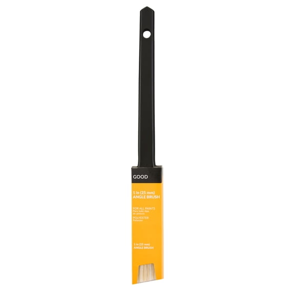 GOOD 1 in. Polyester Angle Paint Brush