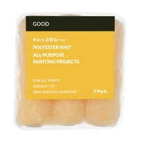 Good 9-Inch x 3/8-Inch Nap Knit Polyester Roller Covers, 3-pack for ...