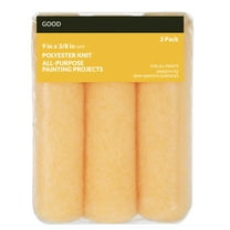 Good 9 x 3/8 in. Knit Polyester Roller Cover, 3 Pack