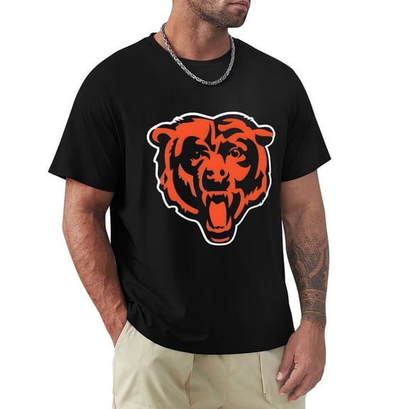 Good Better Best Bears Men's Cotton HD Print Short Sleeve T-Shirt Crew Neck Top Black 2XL