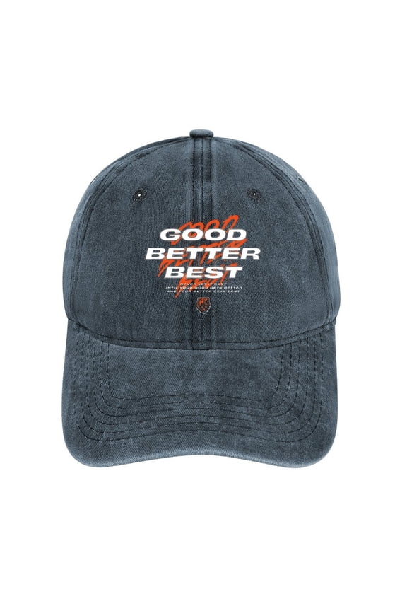 Good Better Best Bears Navy Hat Adjustable Funny Fashion Unisex Baseball Cap For Men Women