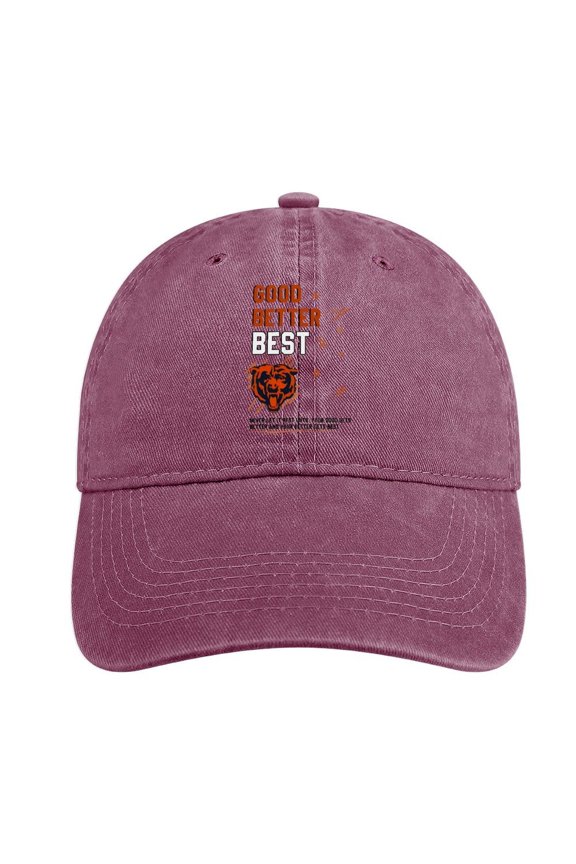 Good Better Best Bears Wine Red Hat Adjustable Funny Fashion Unisex Baseball Cap For Men Women