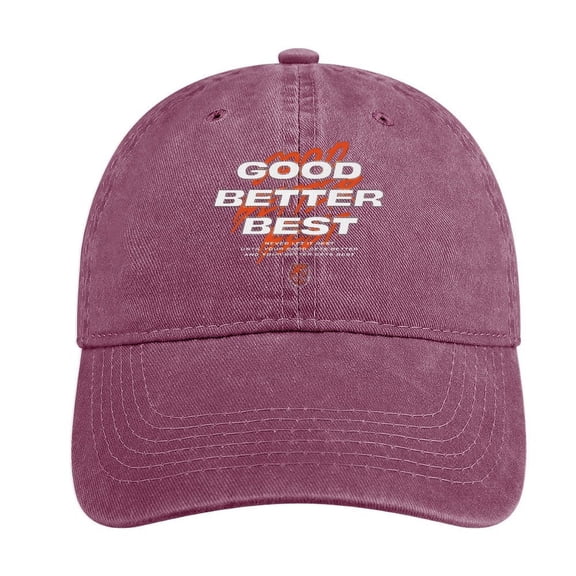 Good Better Best Bears Wine Red Hat Adjustable Funny Fashion Unisex Baseball Cap For Men Women
