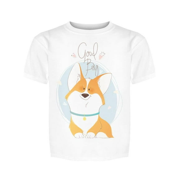 Good Boy Corgi Tee Girl's -Image by Shutterstock