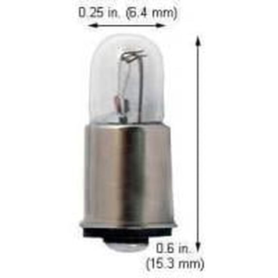 Good Bulb 328 T1 3/4 Miniature Bulb 6V 0.2A Midget Flanged Base Clear 6 ...