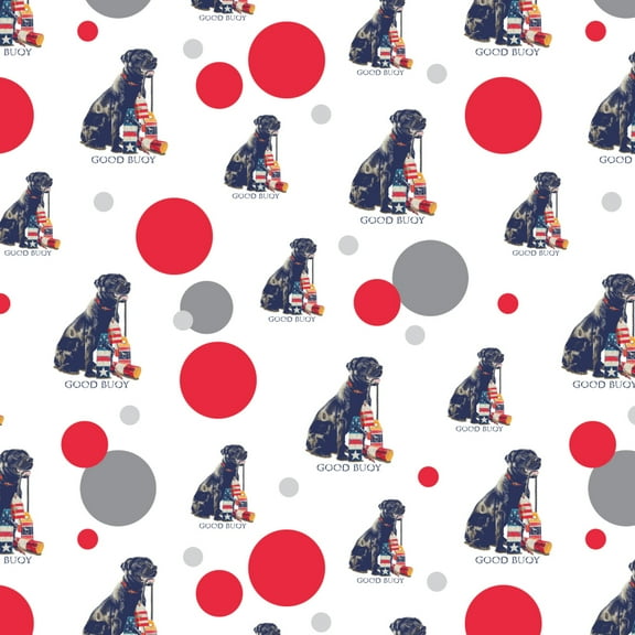 Good Buoy Boy Dog Fishing Fish Premium Gift Wrap Wrapping Paper Roll