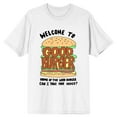 thumbnail image 1 of Good Burger Welcome To Good Burger Men's White T-shirt-Medium, 1 of 3