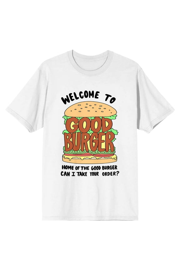 Good Burger Welcome To Good Burger Men's White T-shirt-Small