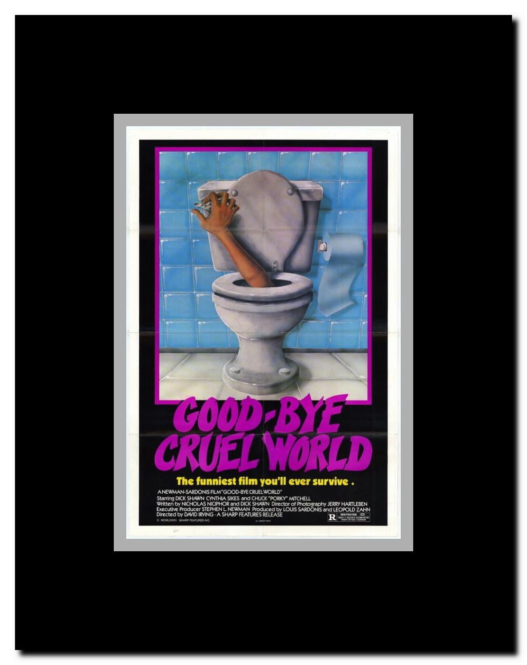 Good-Bye Cruel World Framed Movie Poster