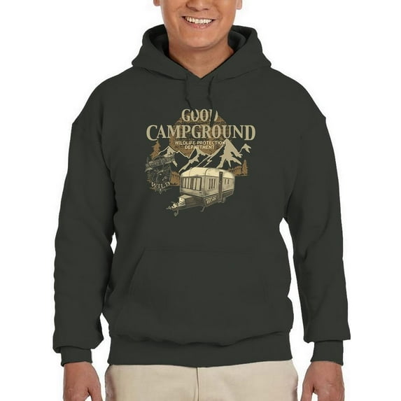 Good Campground Hoodie Men -Image by Shutterstock, Male 4X-Large