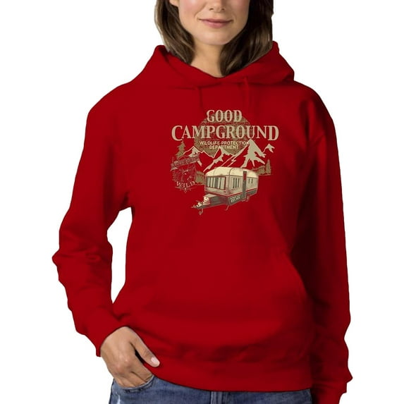 Good Campground Hoodie Women -Image by Shutterstock, Female Small