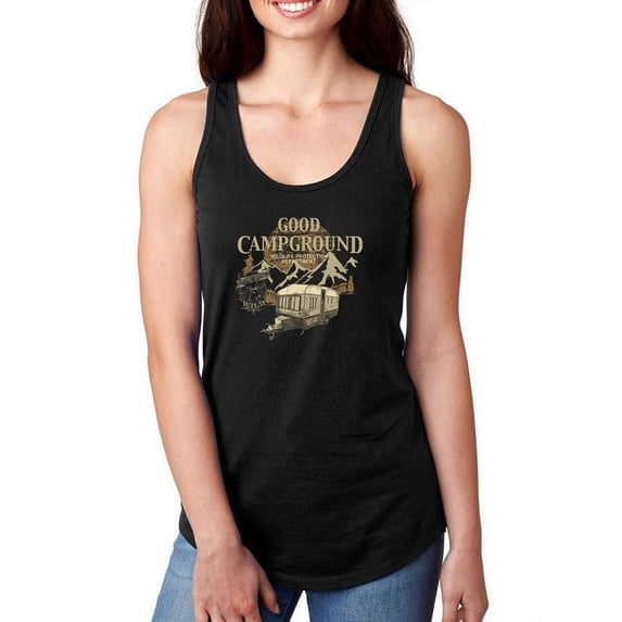 Good Campground Racerback Tank Women -Image by Shutterstock, Female Large