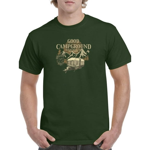 Good Campground T-Shirt Men -Image by Shutterstock, Male XX-Large