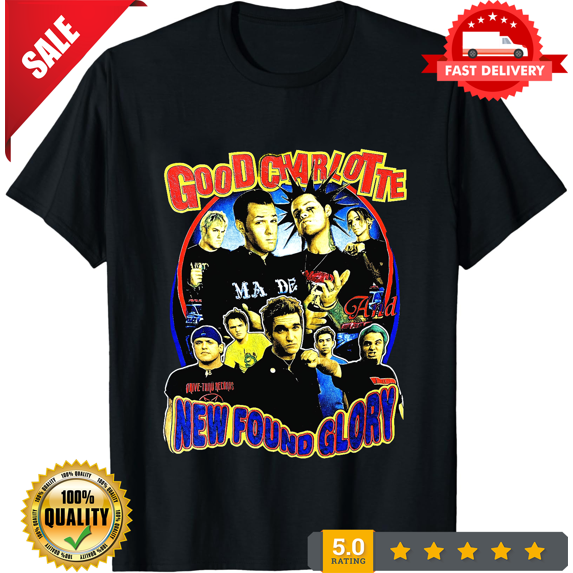 Good Charlotte New Found Glory Vintage Black Unisex S-4XL T-Shirt NE400, LIMITED EDITION-TH72225