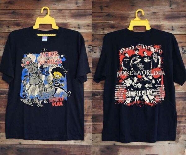 Good Charlotte Simple Plan Noise To The World Tour 2005 TShirt